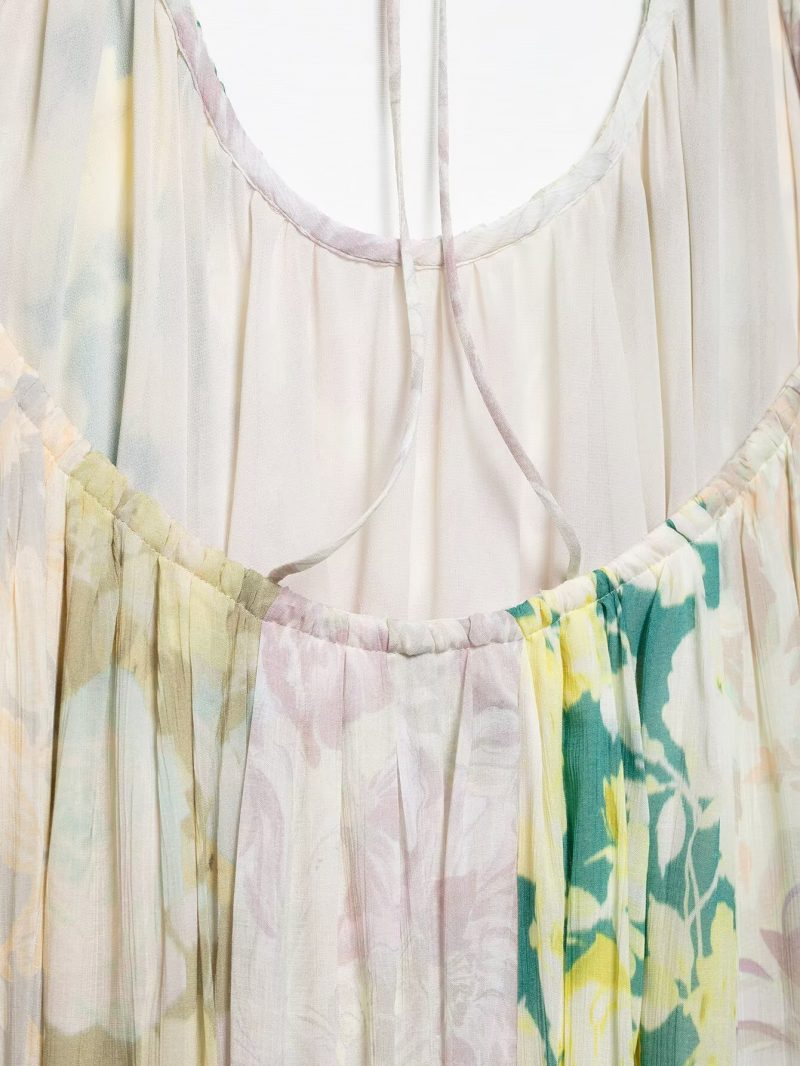 Spring Printed Slim Fit Casual Dress Women - Image 3