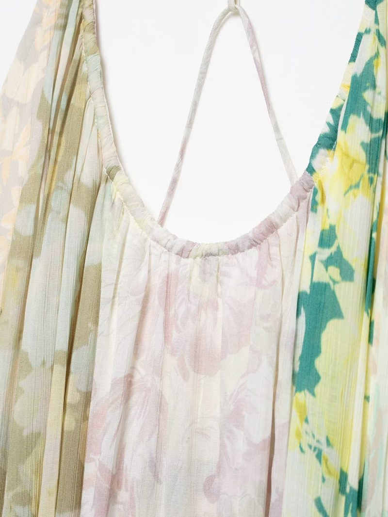 Spring Printed Slim Fit Casual Dress Women - Image 4