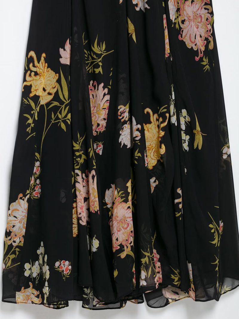 Casual Spring Printed Midi Sling Dress Women - Image 4