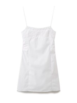 Spring French Embroidered Suspender Dress Women