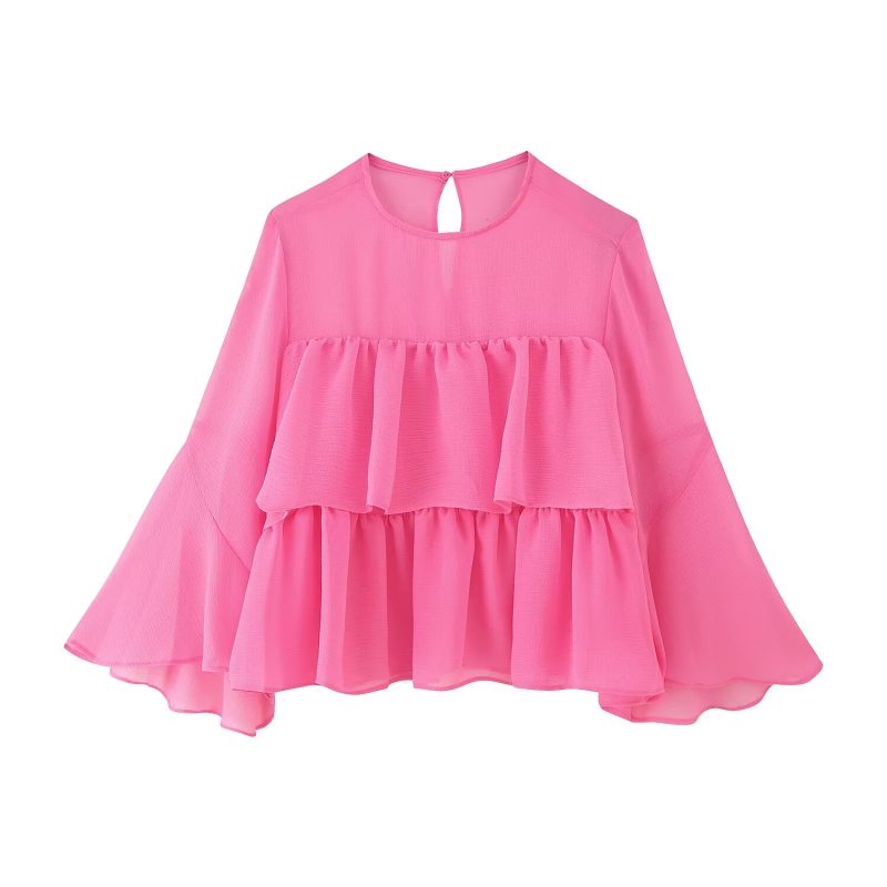 Stylish Summer Shirt with Laminated Decoration - Image 2