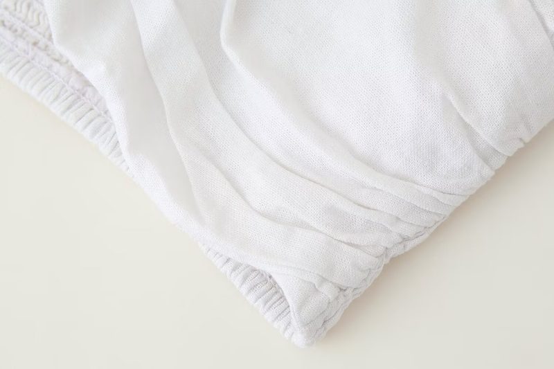 Linen Blend Shirt with Laminated Sleeve Detail - Image 3