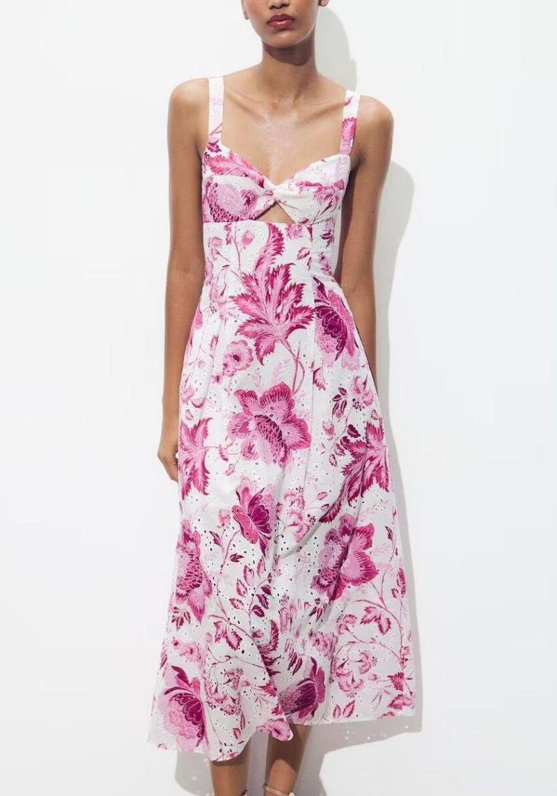Slim Fit Spring Dress with All-Matching Style