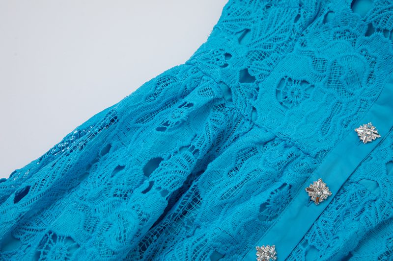 Summer Collared Sleeveless A-Line Dress with Waist Cinch - Image 4