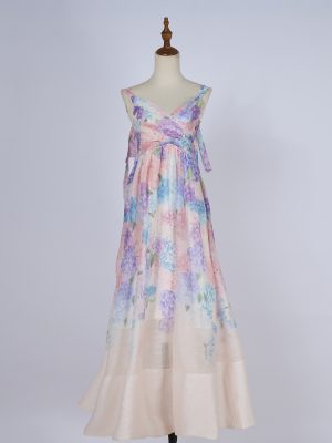Sweet Bow Strap Sleeveless Halter Dress