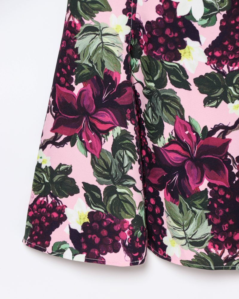 Summer Wavy Floral Wide Swing Dress - Image 4