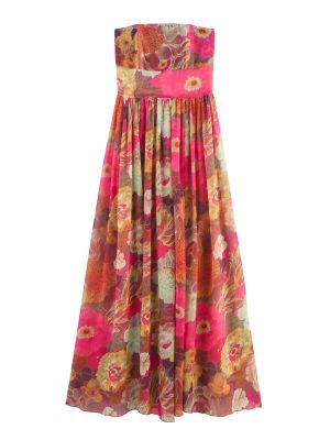 Printed Slim Fit Tube Top Summer Dress