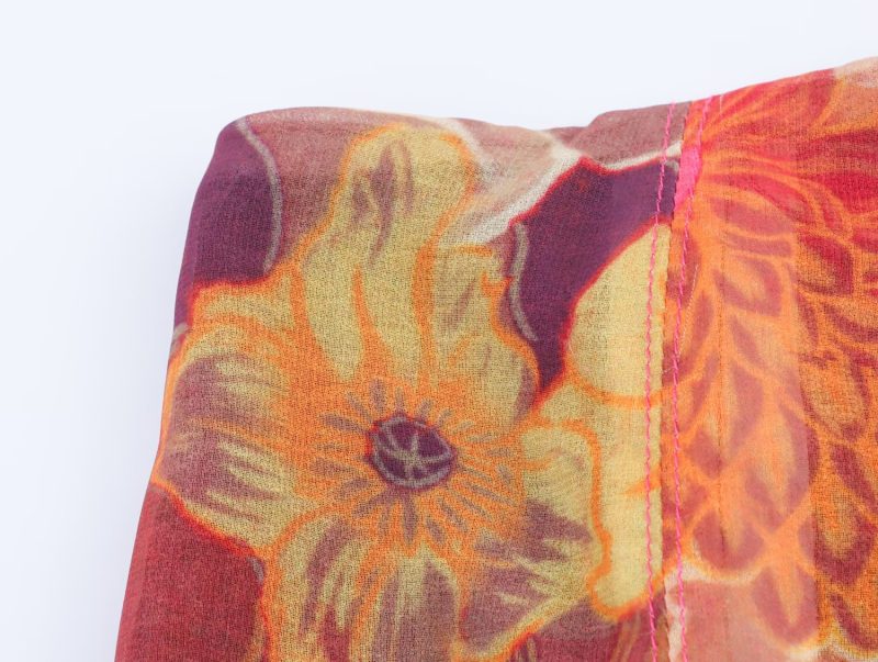 Printed Slim Fit Tube Top Summer Dress - Image 4