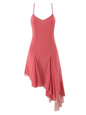 Spring Ruffled Spaghetti Strap Dress for Women