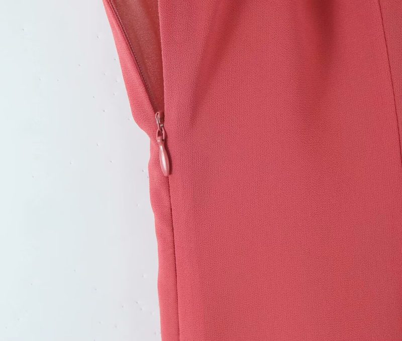 Spring Ruffled Spaghetti Strap Dress for Women - Image 3