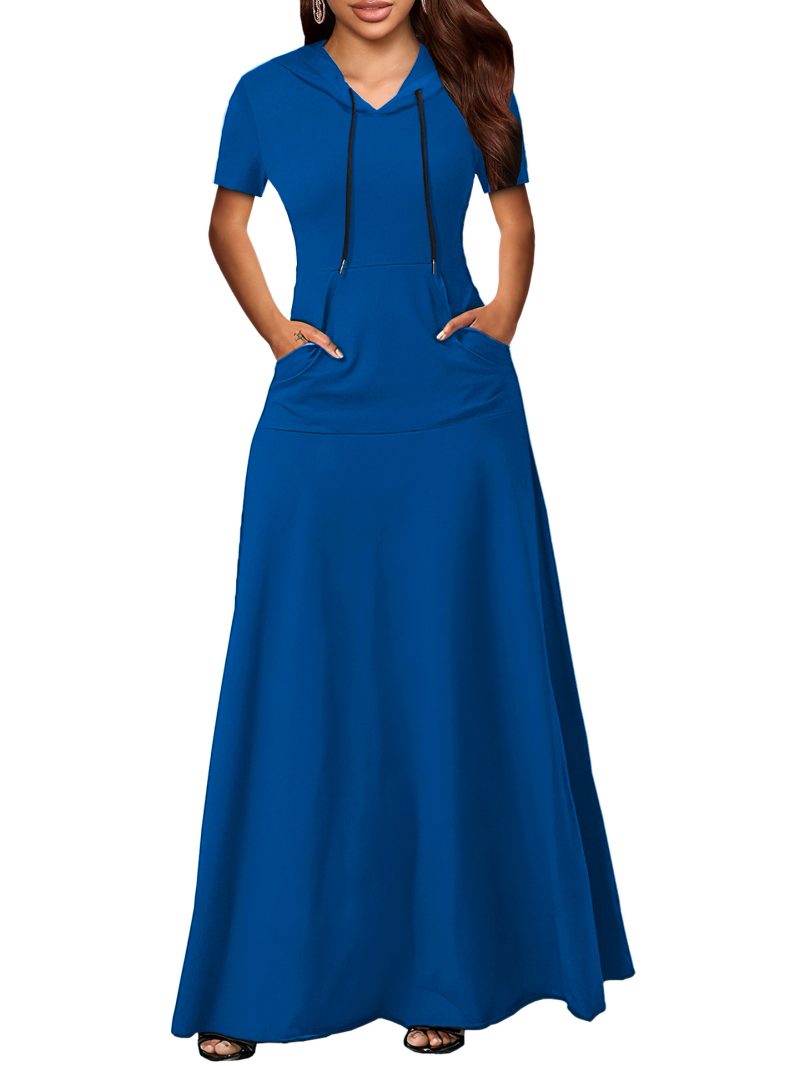 Maxi Hooded Dress – Sexy Summer Sweater Look - Image 4