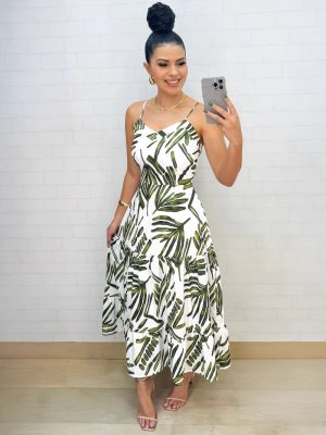 Printed Sling Casual Dress for Everyday Style