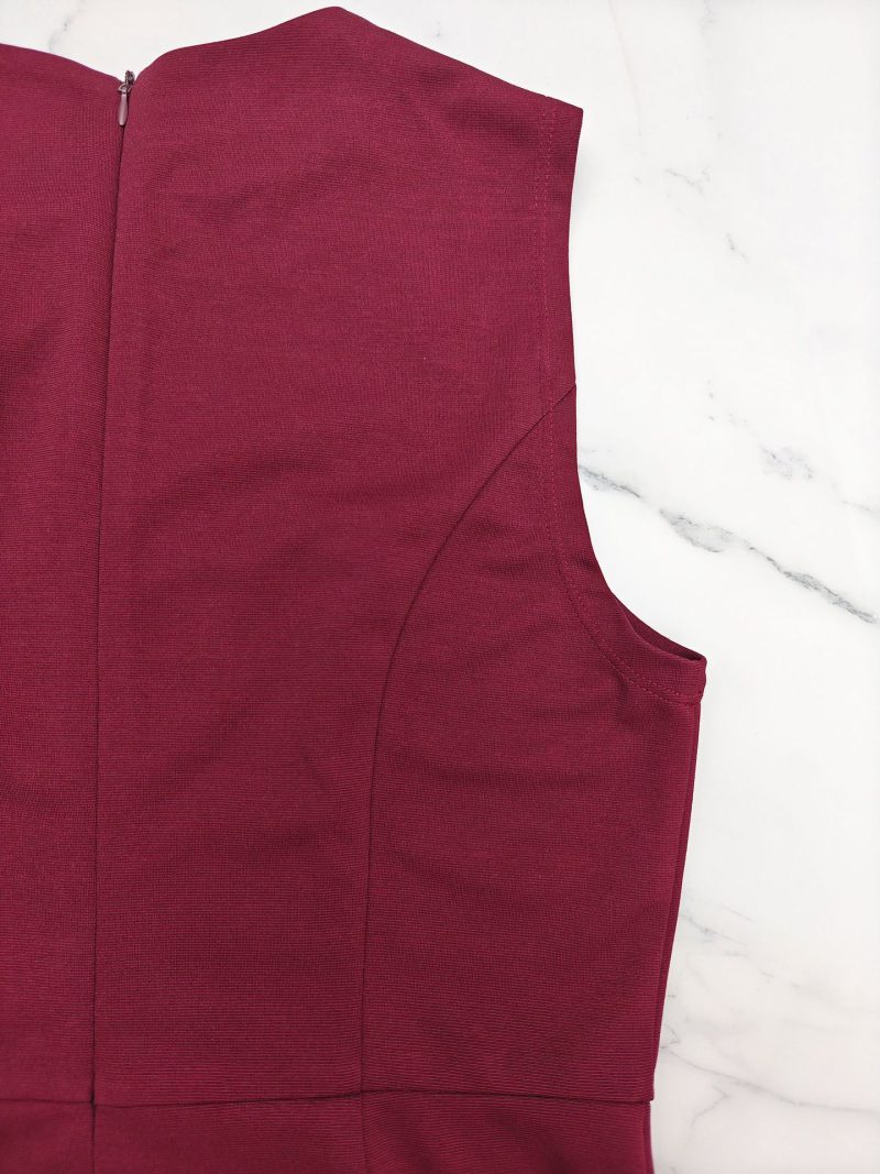 Casual Solid Color Slim A-Line Dress - Image 4