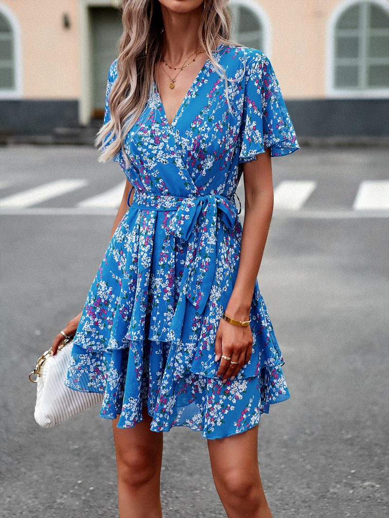 Summer Floral Vacation Casual Dress Women - Image 3