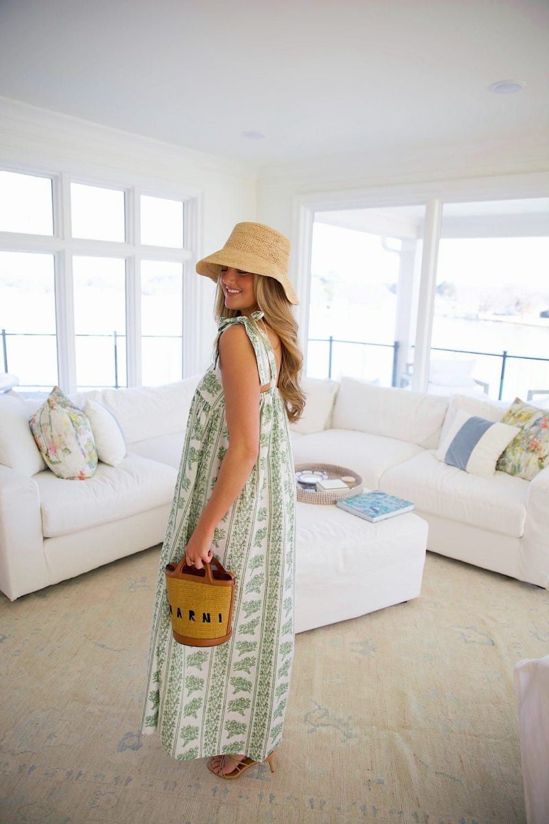Floral Spaghetti Strap Maxi Dress for Office - Image 2