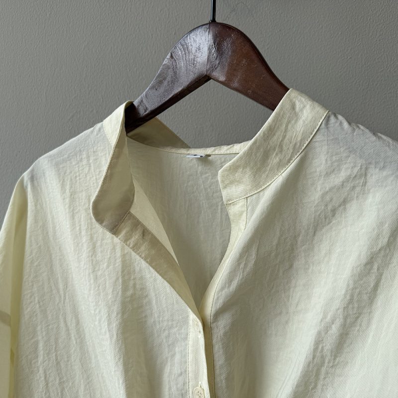 Summer Loose Half Sleeve Twisted Waist Casual Top - Image 4