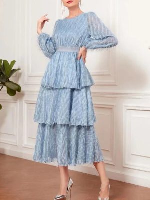 French Retro Lace Slim Early Spring Dress
