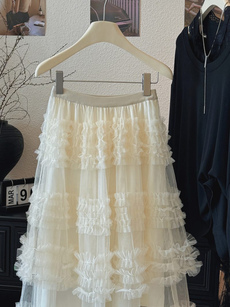 Maxi Tiered Bubble Skirt Swing Dress - Image 3
