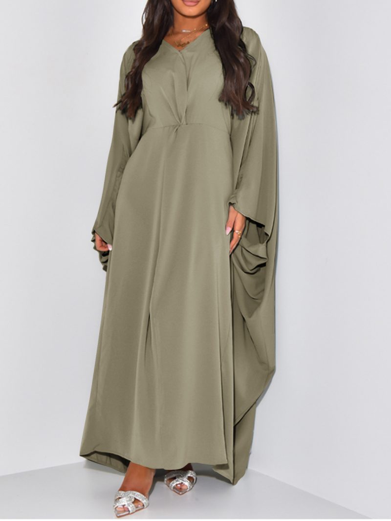 Spring Summer Batwing Dress – Loose Swing Design - Image 4