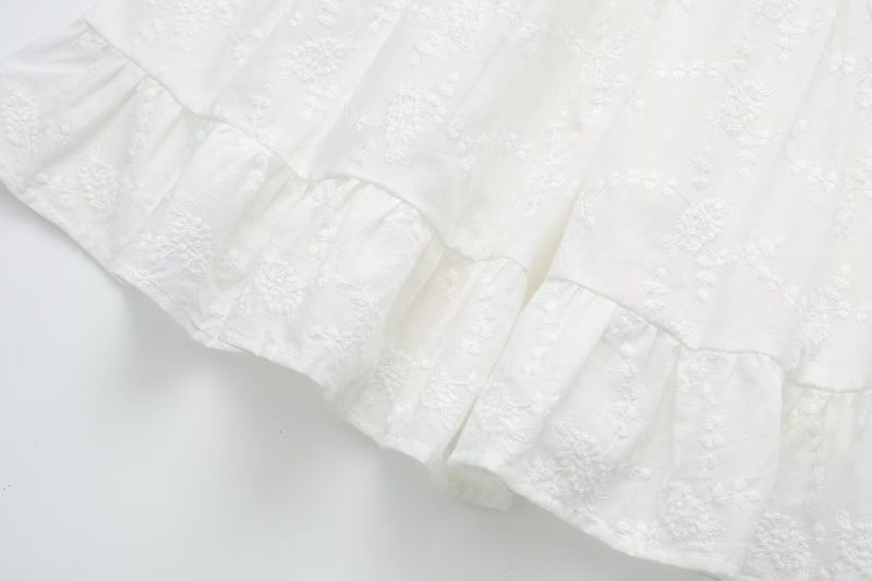 Lace Wrapped Chest Lace-Up Summer Dress - Image 4
