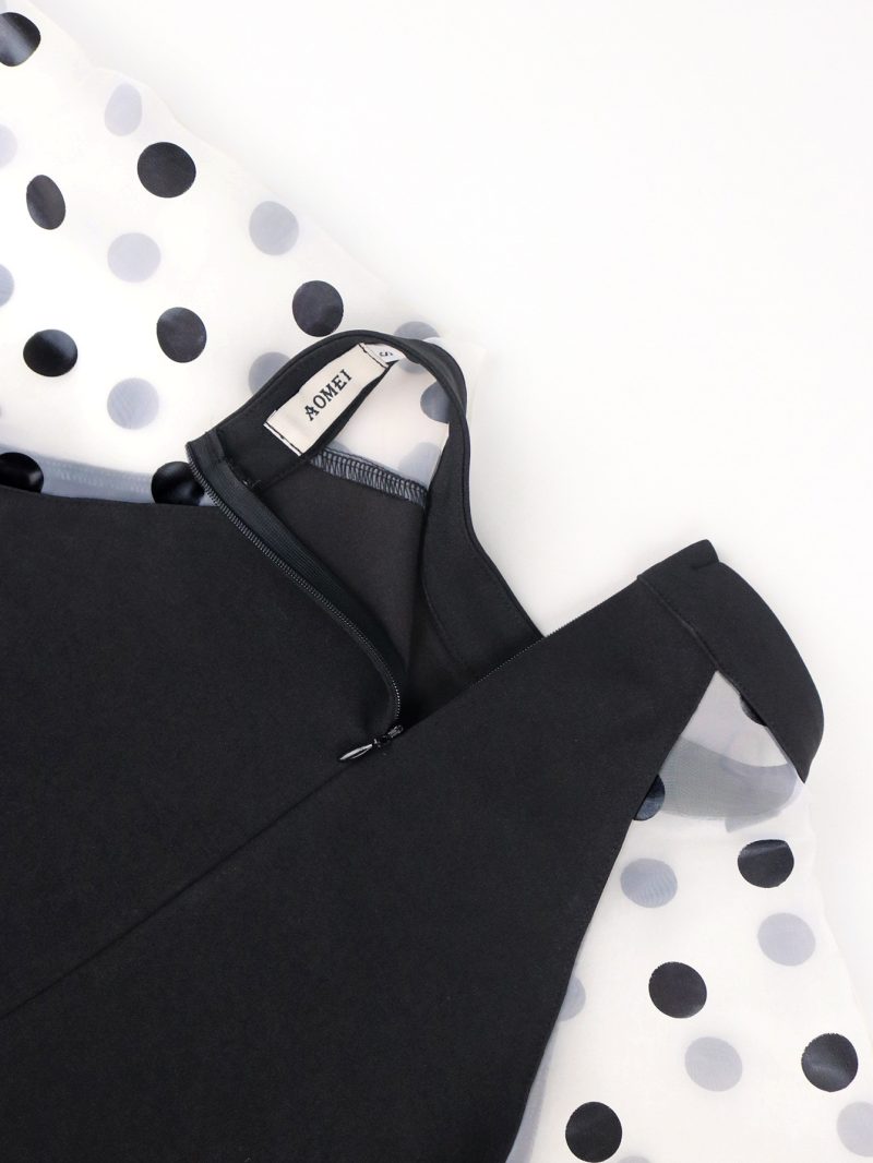 Daily Commuting Polka Dot Spring Dress Women - Image 3