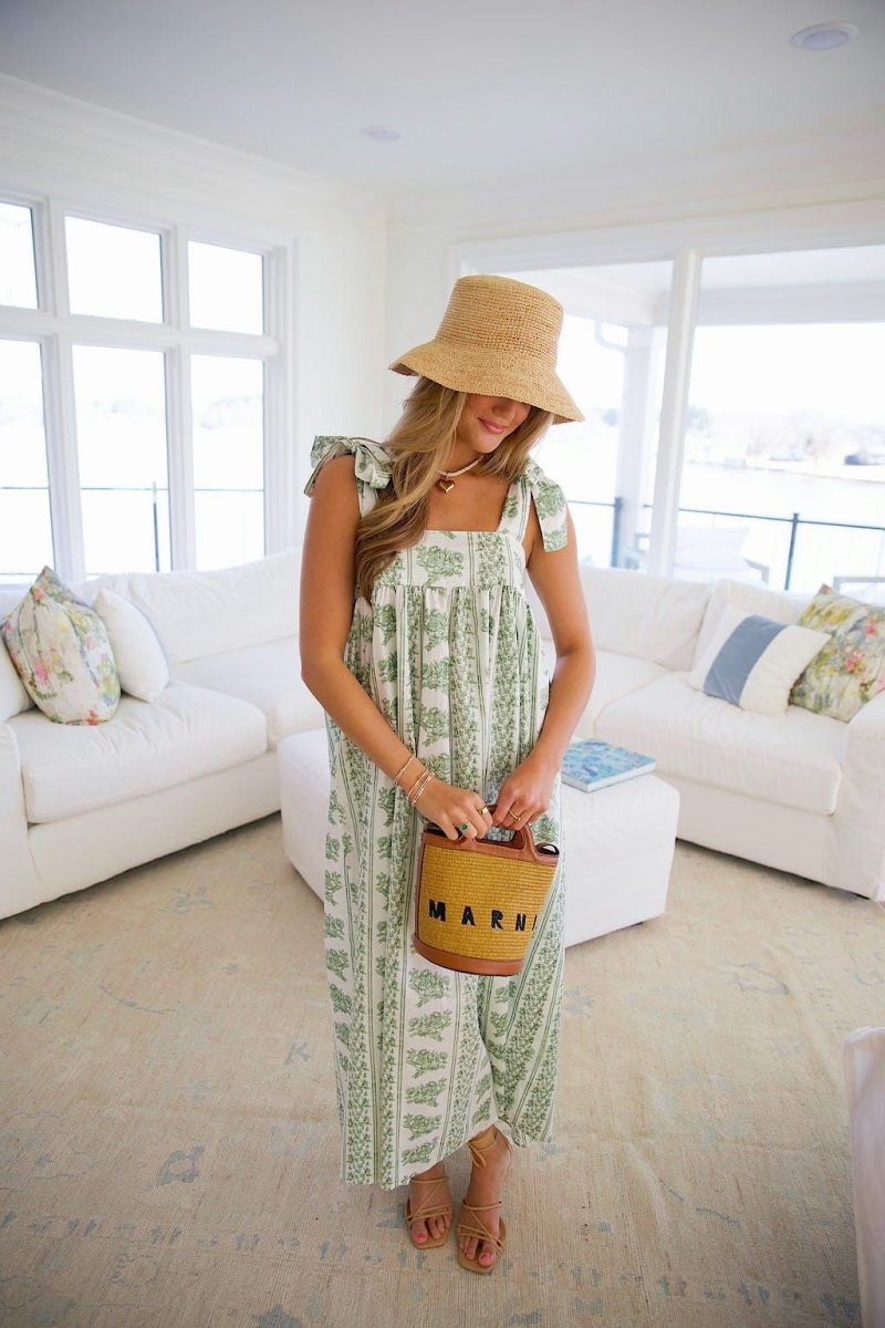 Floral Spaghetti Strap Maxi Dress for Office - Image 3