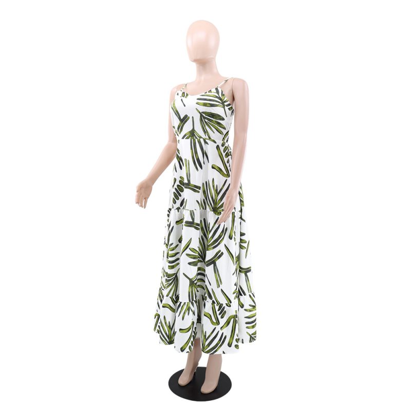 Printed Sling Casual Dress for Everyday Style - Image 3