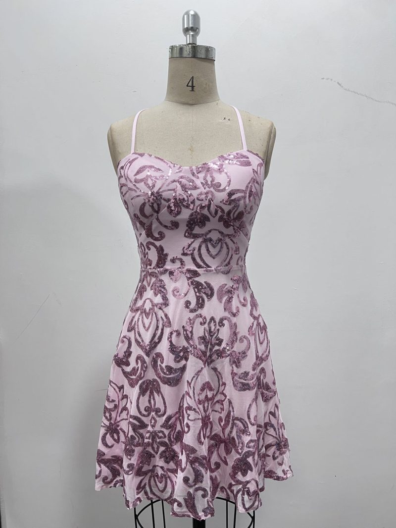 Sleeveless Suspenders Cocktail Dress for Summer - Image 3