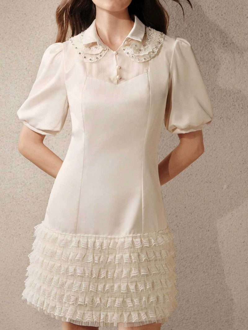 Elegant High Waist Princess Dress for Spring Summer - Image 2