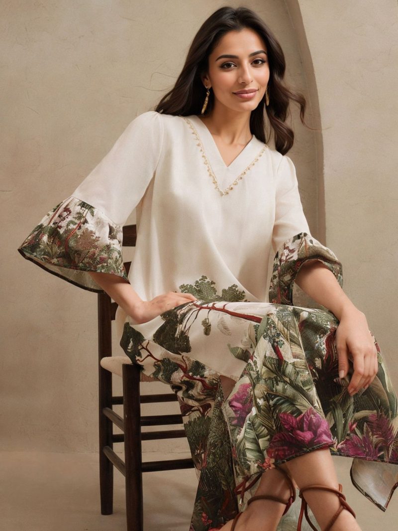 Summer Digital Print Dress for Women - Image 2