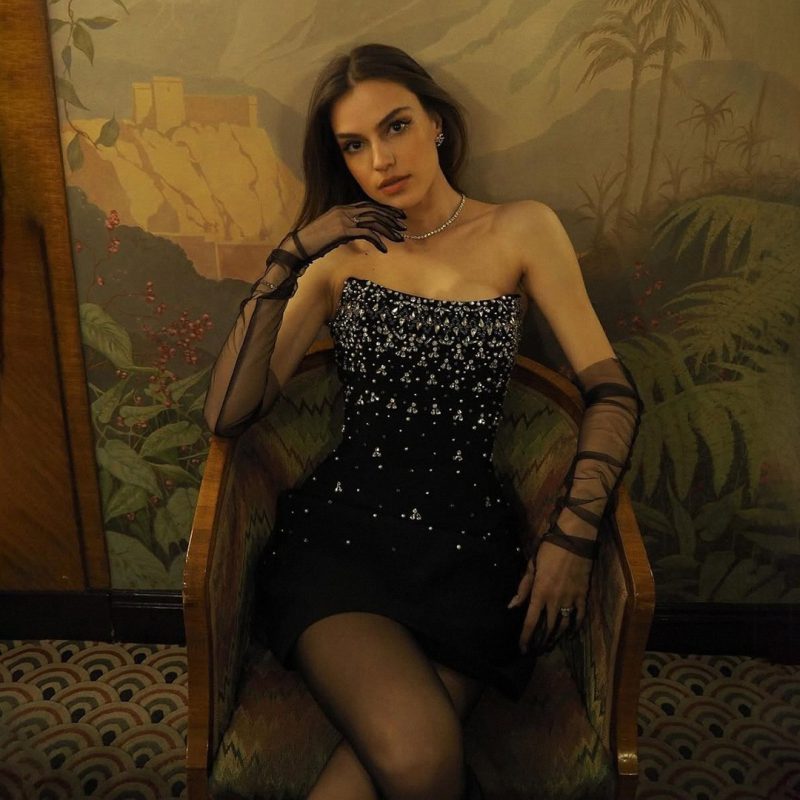 Elegant Tube Top Bandage Dinner Dress - Image 3