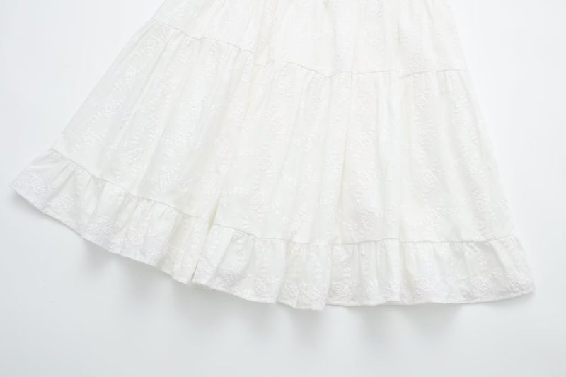 Lace Wrapped Chest Lace-Up Summer Dress - Image 3