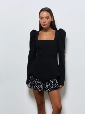 Waist Slimming Stitch Detail Short Dress