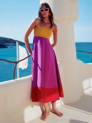 Vacation Maxi Dress – Camisole Beach Look