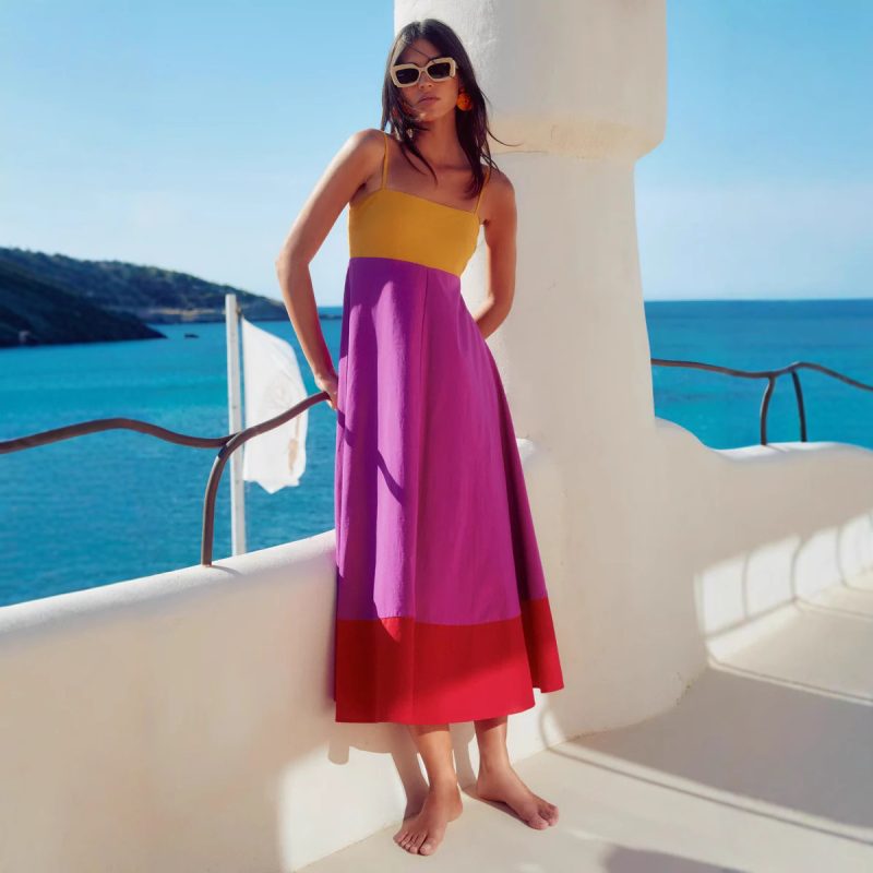 Vacation Maxi Dress – Camisole Beach Look
