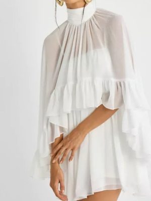 Two-Piece Sheer Suspender Dress for Women