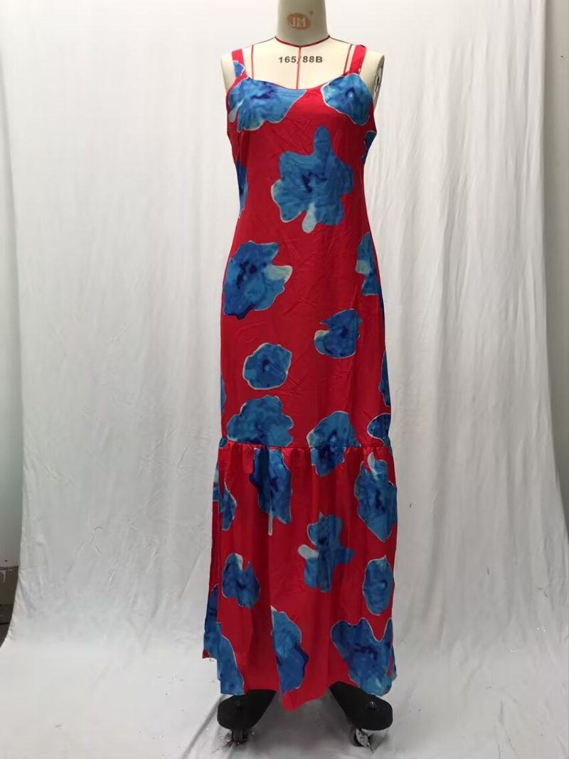 Bohemian Printed Sleeveless Cami Summer Dress - Image 3