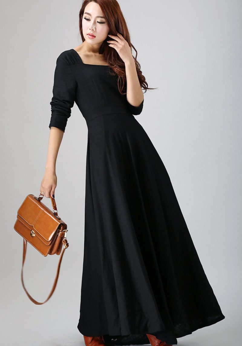 Sexy High Elastic Solid Color Dress Women - Image 3