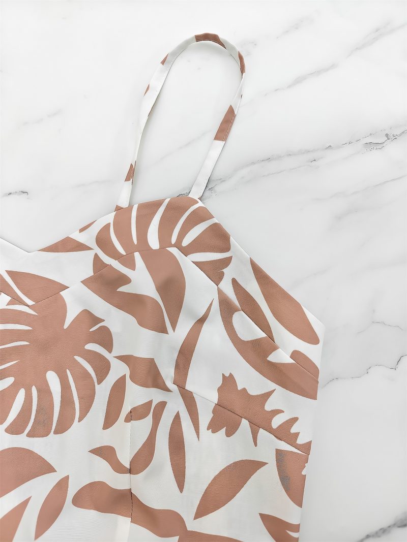 Women's Printed Sling Casual Summer Dress - Image 4