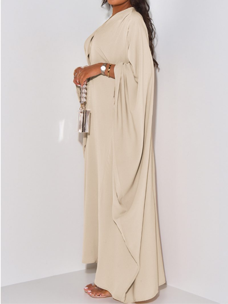 Spring Summer Batwing Dress – Loose Swing Design - Image 2