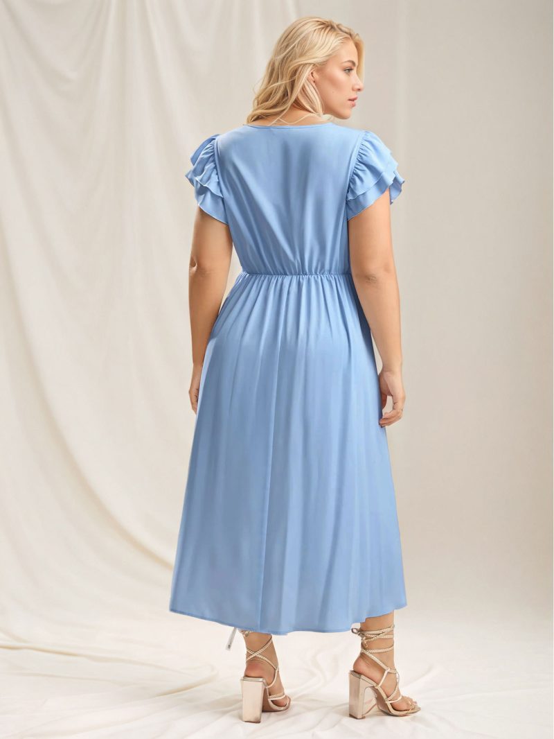 Waist Tight Slimming Dress – Plus Size Look - Image 4