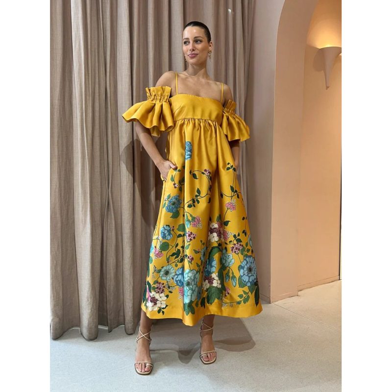 Off Shoulder Multicolor Casual Pocket Dress Women