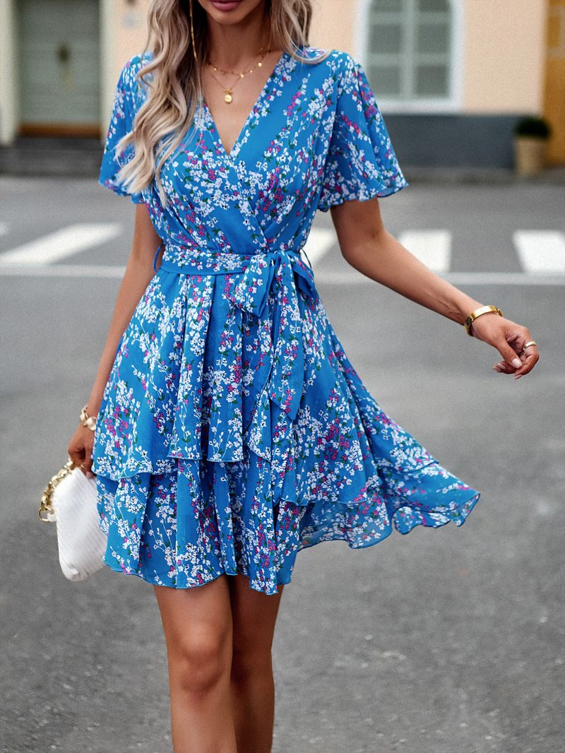 Summer Floral Vacation Casual Dress Women - Image 2