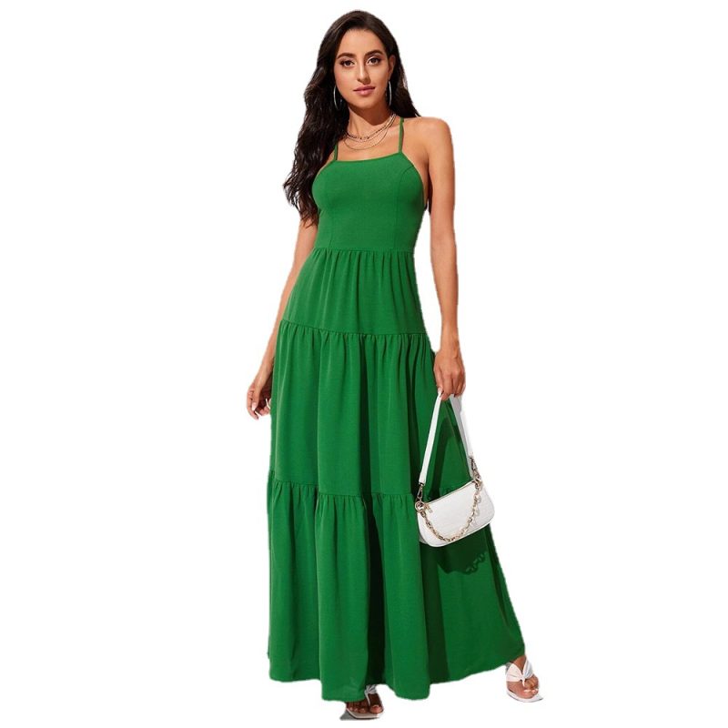 Swing Party Dress – Elegant Backless Straps - Image 4