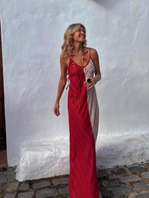 Matching Tone Printed Cami Dress for Women