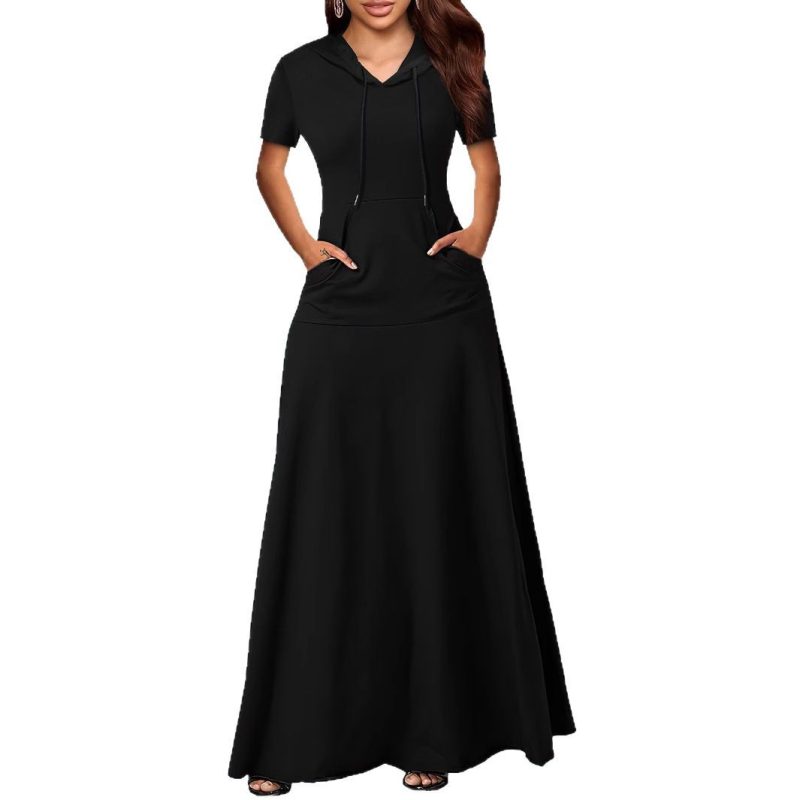 Maxi Hooded Dress – Sexy Summer Sweater Look