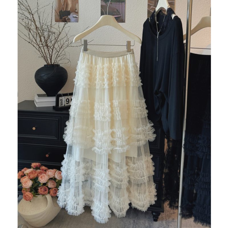 Maxi Tiered Bubble Skirt Swing Dress - Image 2