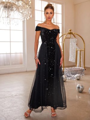 Elegant Sleeveless A-Line Maxi Dress for Evenings