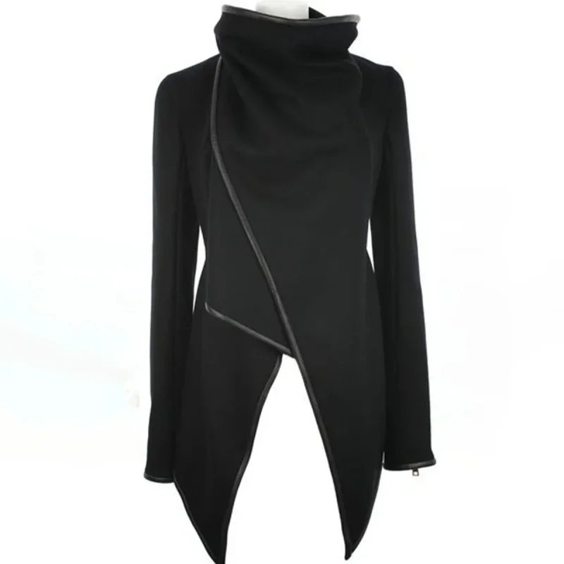 Asymmetric High-Neck Jacket - Image 6