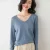 V-neck blue